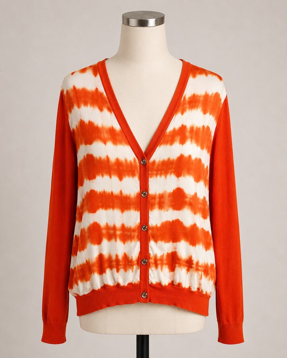 Michael Kors | Tie Dye Cardigan Sweater Orange